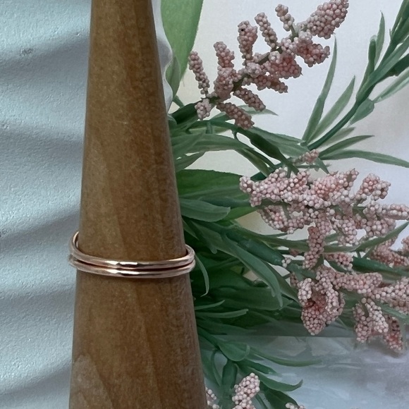 14k Rose Gold Filled Toe Ring or Knuckle Ring - Picture 9 of 15